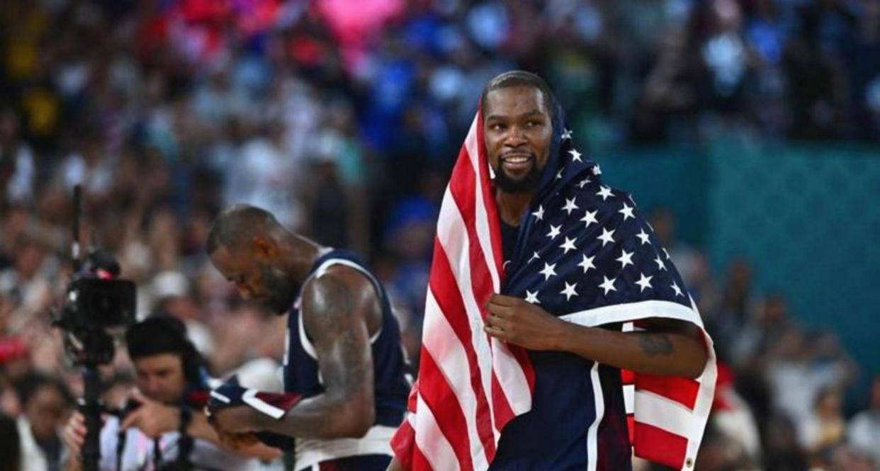 奥运周期关键战之夜，杜兰特个人能力完全展现